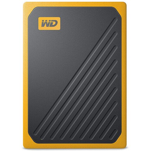 WD My Passport Go External Solid State Drive - Amber - 2TB