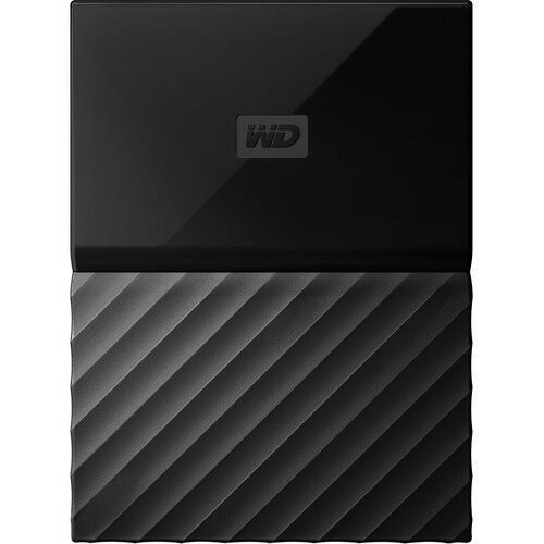 WD My Passport Portable External Hard Drive - Black - 3TB