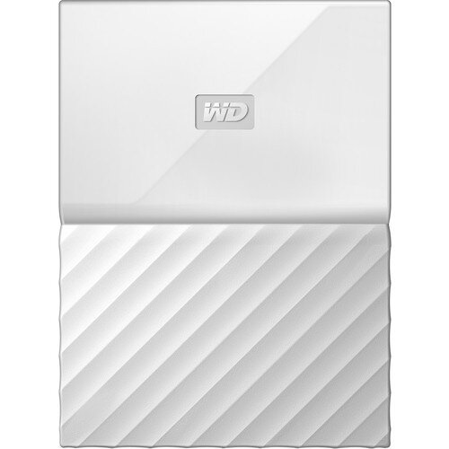 WD My Passport Portable External Hard Drive - White - 3TB