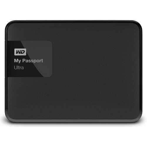 WD My Passport Ultra Metal Edition Portable External Hard Drive - Obsidian Black - 1TB