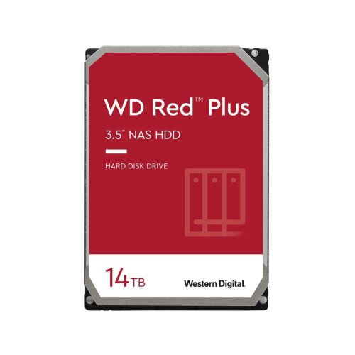 WD Red Plus NAS Internal Hard Drive - 512MB - 14TB - 5400RPM