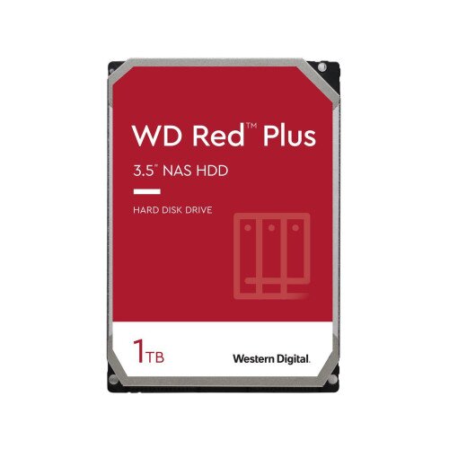WD Red Plus NAS Internal Hard Drive - 64MB - 1TB - 5400RPM