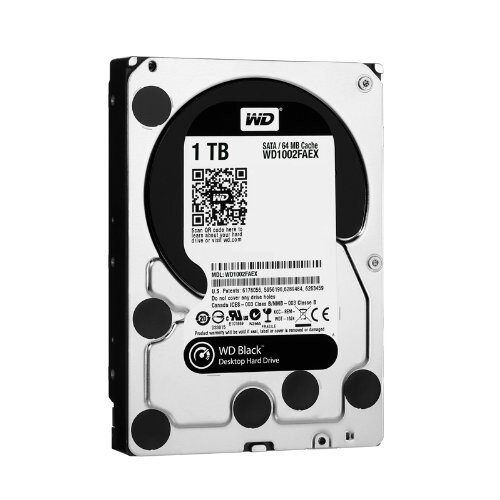 WD Black Desktop Internal Hard Drive - 1TB - 7200 RPM