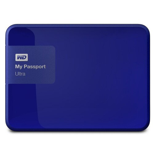 WD My Passport Ultra Portable External Hard Drive - Noble Blue - 1TB