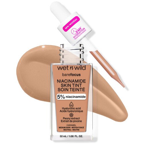 wet n wild Bare Focus Niacinamide Skin Tint - Caramel