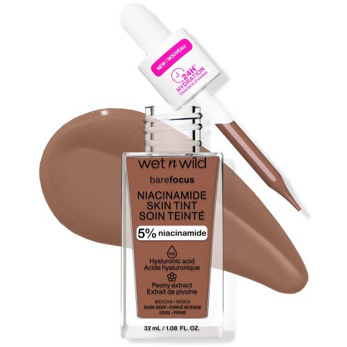 wet n wild Bare Focus Niacinamide Skin Tint - Mocha