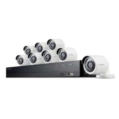 Wisenet 16ch x 8cam 4MP DVR KIT