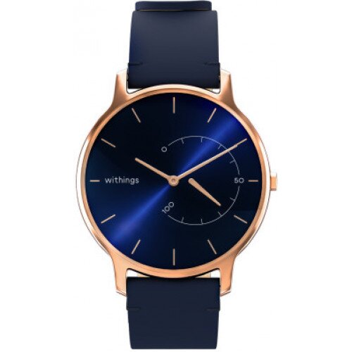 Withings Move Timeless Chic Activity Tracking Watch - Blue & Rose Gold