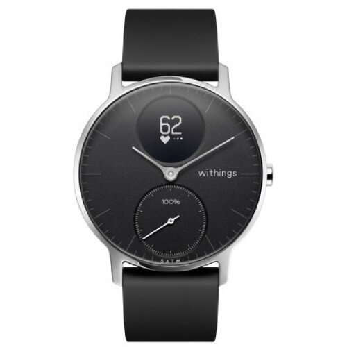 Withings Steel HR Hybrid Smartwatch - Black - Silver - 36mm