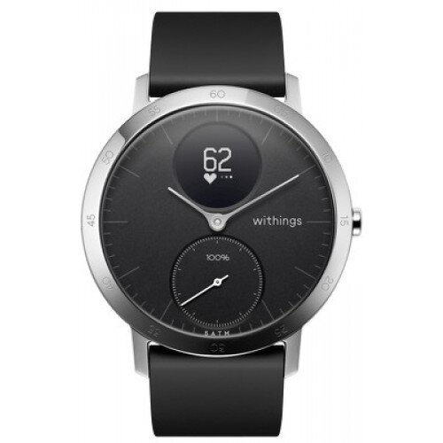 Withings Steel HR Hybrid Smartwatch - Black - Silver - 40mm