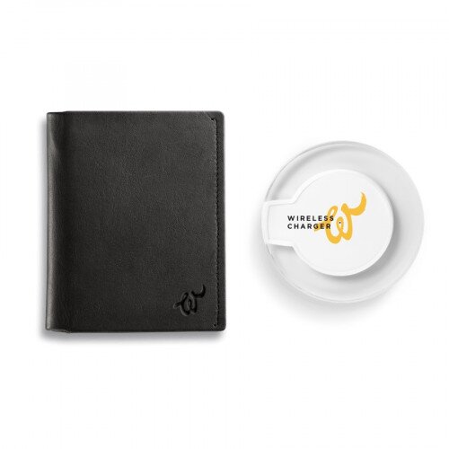 Woolet Howl + Wireless Charger Smart Slim Wallet