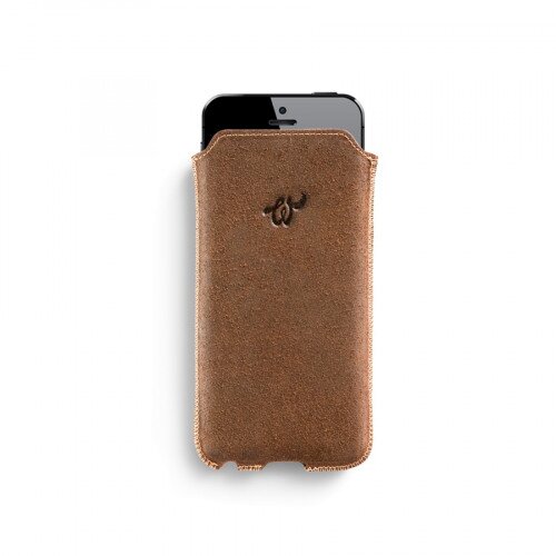 Woolet iPhone 5/6 Leather Cover - Brown - 5.5"