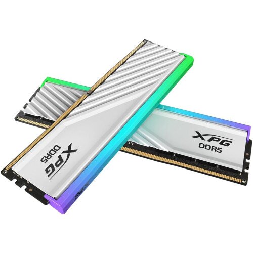 XPG Lancer Blade RGB DDR5 Memory - 32GB (2x16GB) - 6000MT/s - 30 - White
