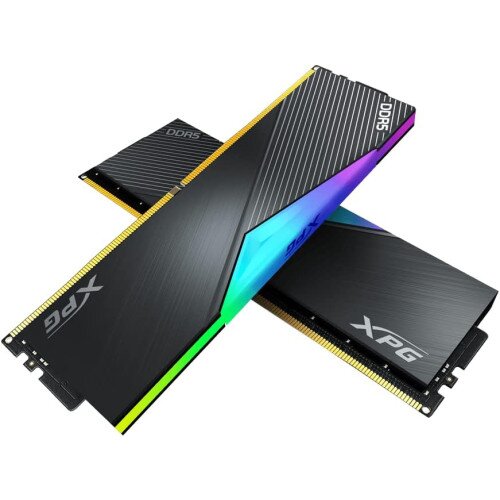 XPG Lancer RGB DDR5 DRAM Module Memory - 64GB (2x32GB) - 6000MT/s - 30 - Black