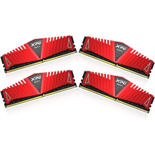 XPG Z1 DDR4 DRAM Module Memory - 16GB (4x4GB) - 2400MHz - 16 - Red
