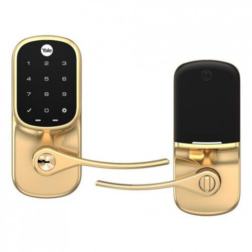 Yale Assure Lever Touchscreen - Z-Wave Plus - Polished Brass