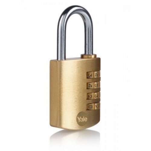 Yale Brass Dial Combination Padlock - 40mm