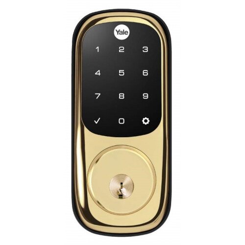Yale YRD226 CBA Assure Lock Touchscreen Connected by August - Polished Brass