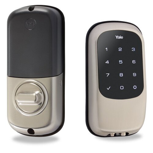 Yale YRD120 Touchscreen Deadbolt T1L with Z-Wave - Satin Nickel