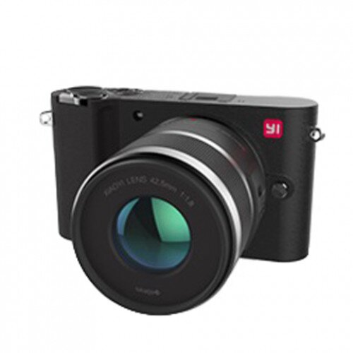 YI M1 Mirrorless Digital Camera - 42.5mm F1.8 Lens - Storm Black