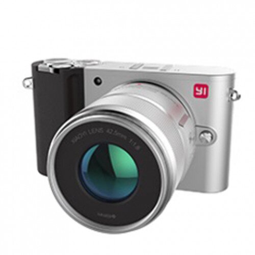 YI M1 Mirrorless Digital Camera - 42.5mm F1.8 Lens - Ice Silver