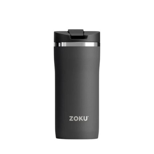 Zoku 12oz Stainless Steel Travel Mug - Grey