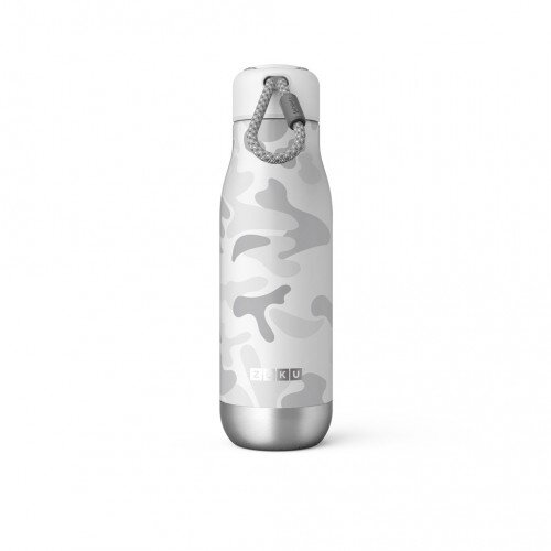 Zoku 18oz Stainless Steel Bottle - White Camo