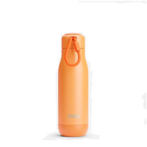 Zoku 18oz Stainless Steel Powder Coated Bottle - Orange