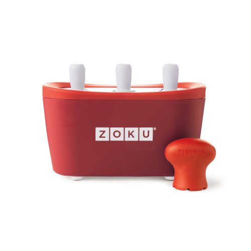 Zoku Triple Quick Pop Maker - Red