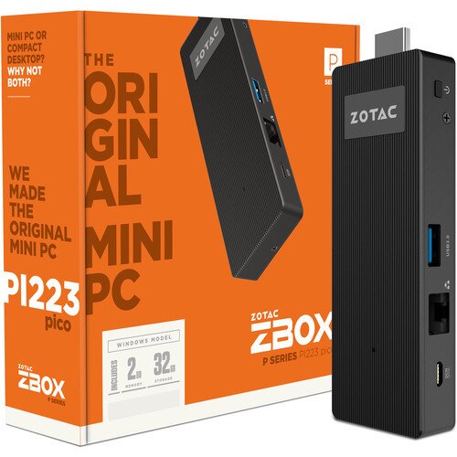 ZOTAC ZBOX PI223 Pico Mini PC with Windows 10