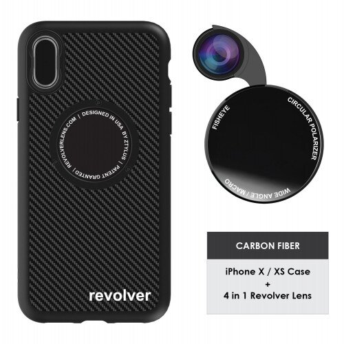 Ztylus Revolver M Series Lens Kit Carbon Fiber for iPhone X / XS
