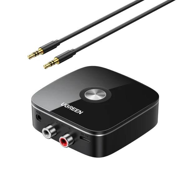 UGREEN Bluetooth RCA Receiver 5.0 aptX LL 3.5mm Jack Aux Wireless Adapter  Music