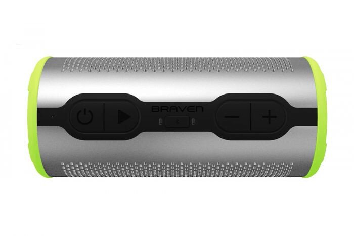 Buy ZAGG Braven Stryde 360 Portable Bluetooth Speaker - Silver / Green  online in UAE - Tejar.com UAE