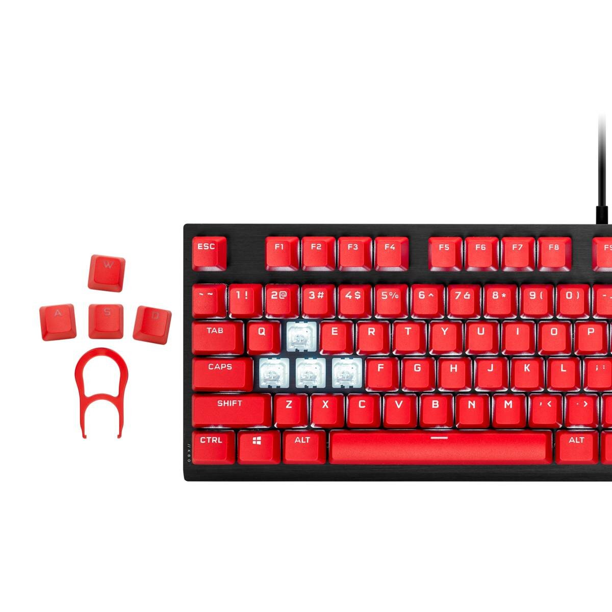 Shop Corsair PBT Double-Shot Pro Keycap Mod Kit - Origin Red in UAE ...