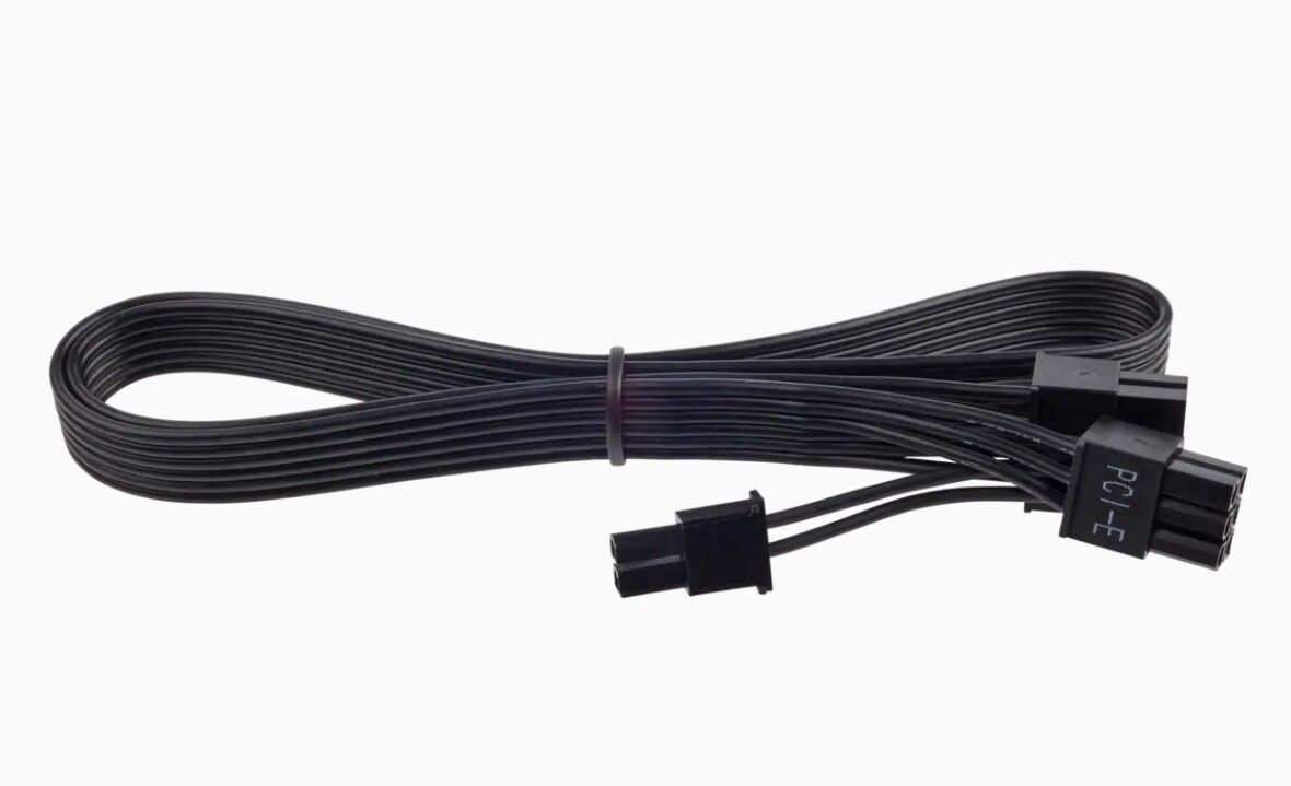 Buy Corsair Type 3 Flat Ribbon Cable Pcie 6+2 Pin Single Connector UAE - Tejar.com UAE