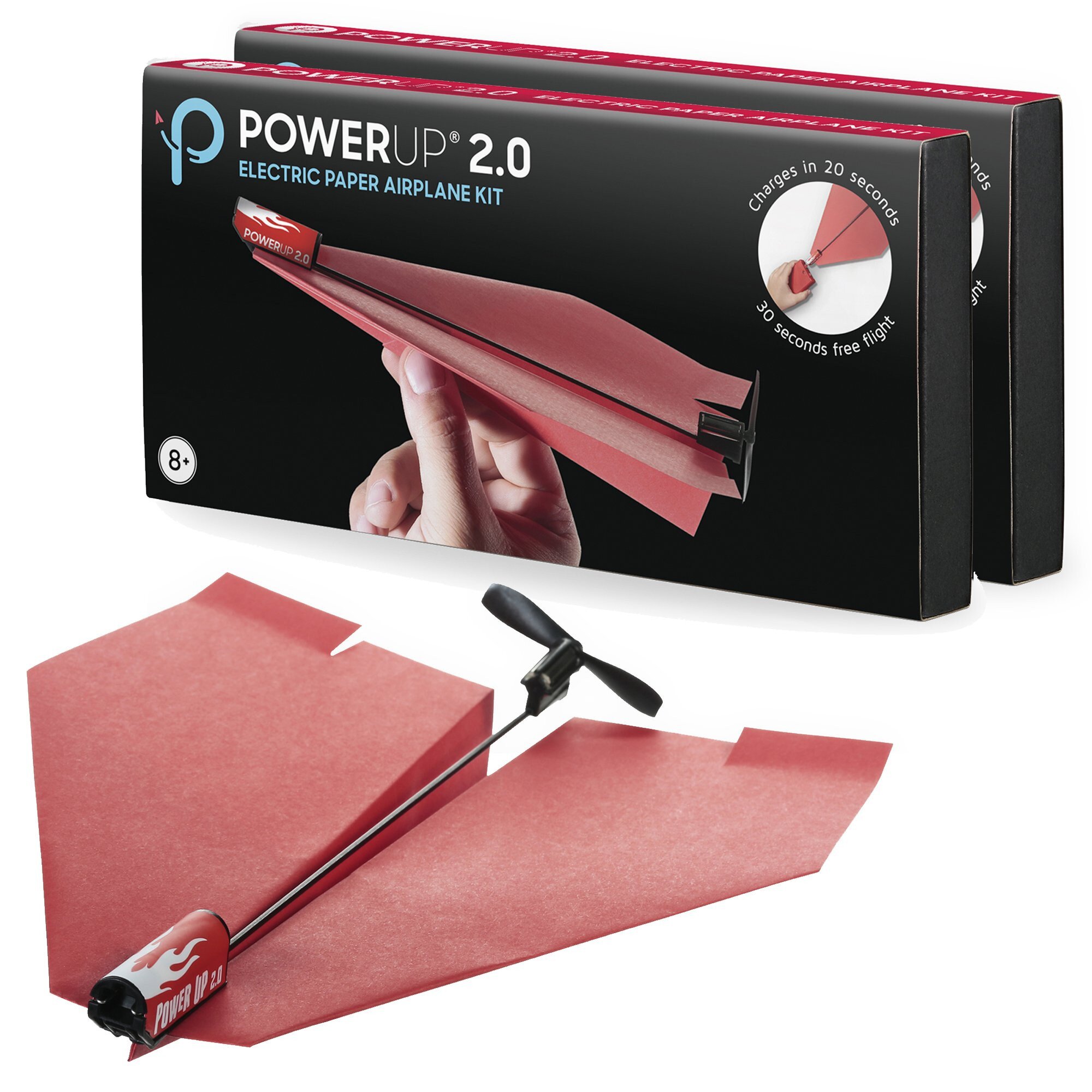 Shop PowerUp 2.0 Electric Paper Airplane Conversion Kit - Dogfight - 2X ...