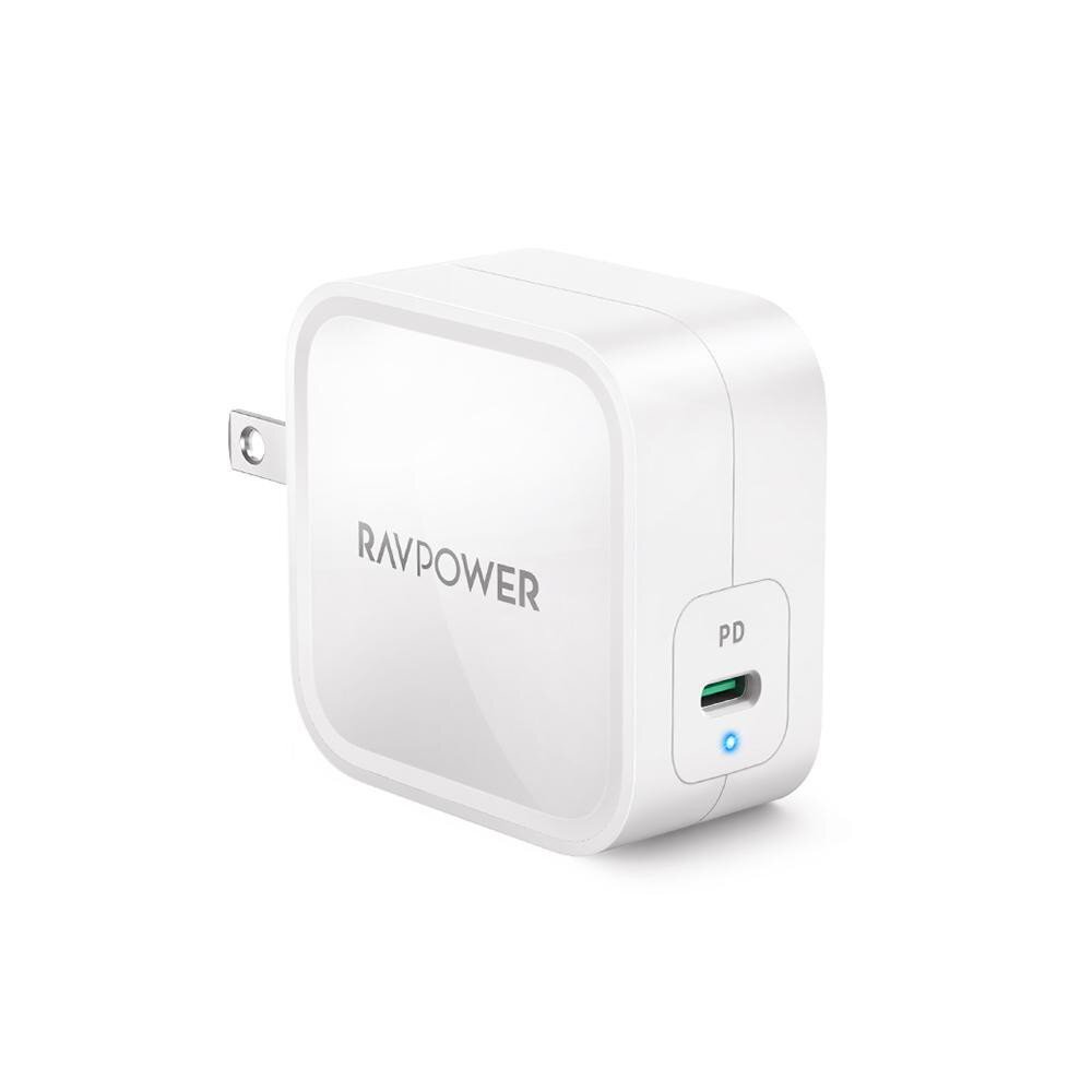 Buy RAVPower PD Pioneer 61W GaN Tech USB C Wall Charger - White online ...