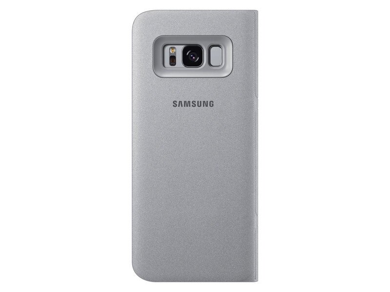 Pengeudlån løg forlænge Buy Samsung Galaxy S8 LED Wallet Cover - Silver online in UAE - Tejar.com  UAE