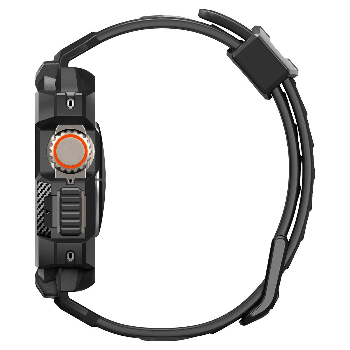 Spigen Clear Rugged Armour Pro Strap and Case - For Apple Watch Ultra 2