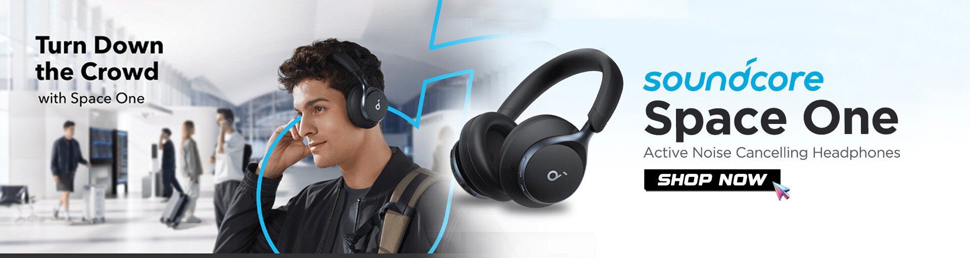 Soundcore Space One Active Noise Cancelling Headphones